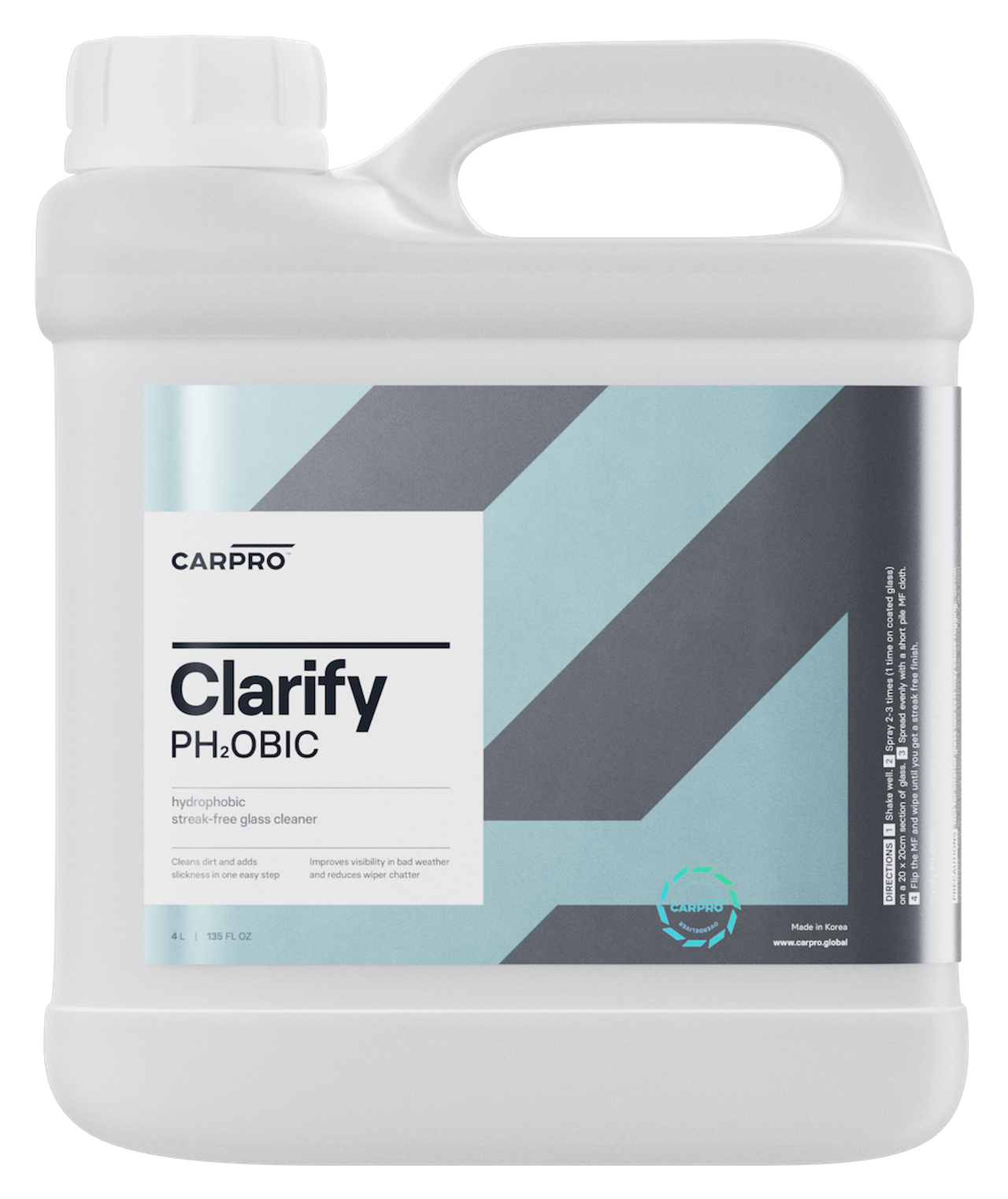 CARPRO Clarify PH₂OBIC – Hydrophobic Glass Cleaner & Repellent